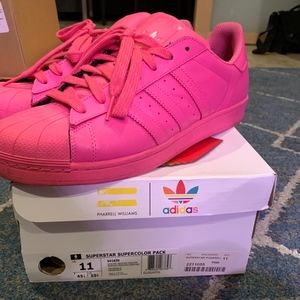 Adidas Pharrell Supercolor Pink Superstar sz.11